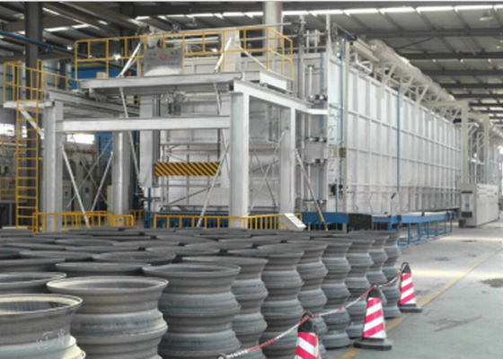 China Volle automatische Rollen-Herd-Ofen-Aluminiumleichtmetallrad-Wärmebehandlung fournisseur