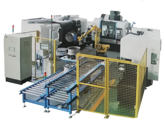 China Volle automatische CNC-Rad-Maschinen-Aluminiumleichtmetallrad-Naben-Abdrehen fournisseur
